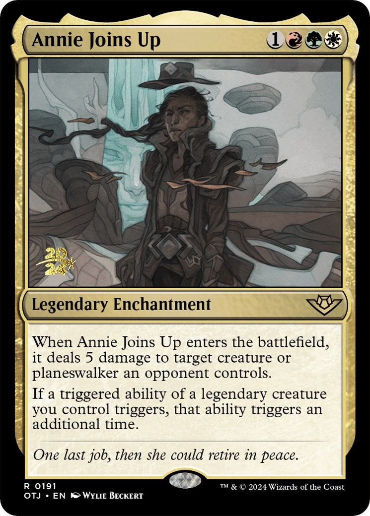 Annie Joins Up [Outlaws of Thunder Junction Prerelease Promos] | Deep Dive Games St. Marys
