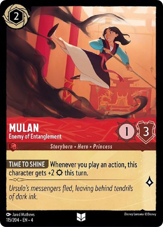 Mulan - Enemy of Entanglement (115/204) [Ursula's Return] | Deep Dive Games St. Marys
