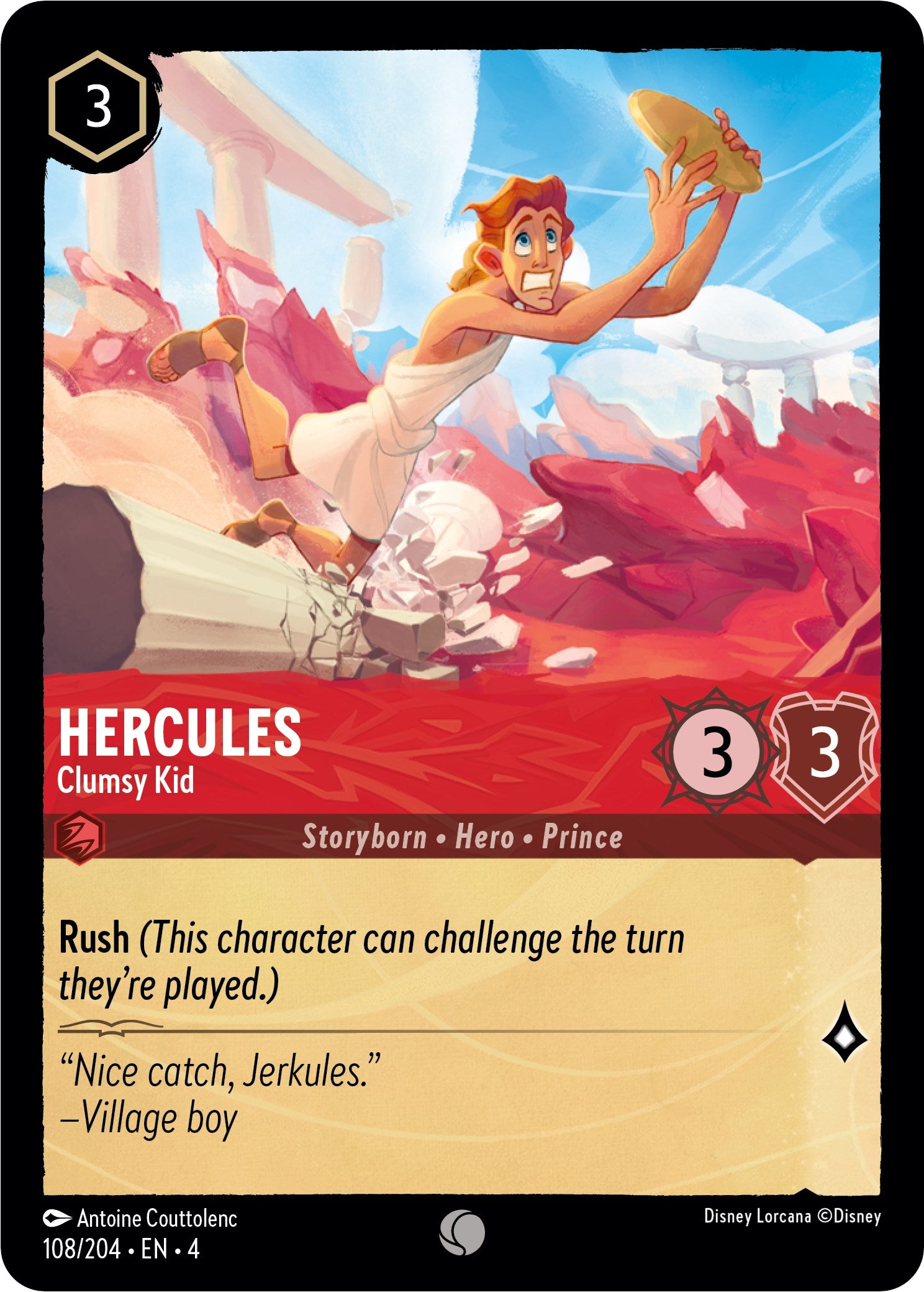 Hercules - Clumsy Kid (108/204) [Ursula's Return] | Deep Dive Games St. Marys