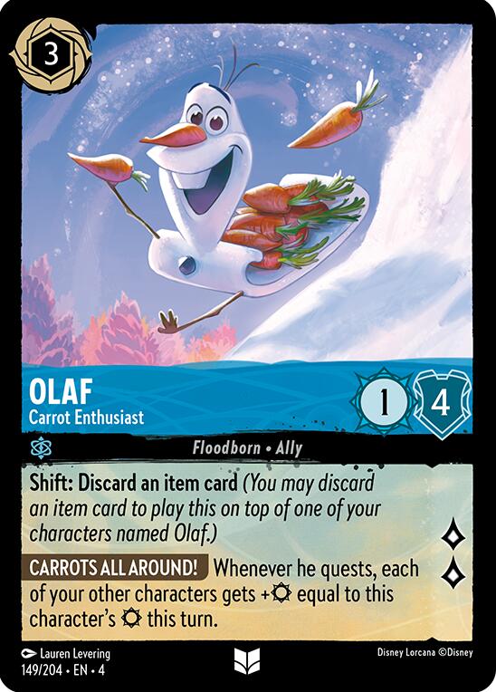 Olaf - Carrot Enthusiast (149/204) [Ursula's Return] | Deep Dive Games St. Marys