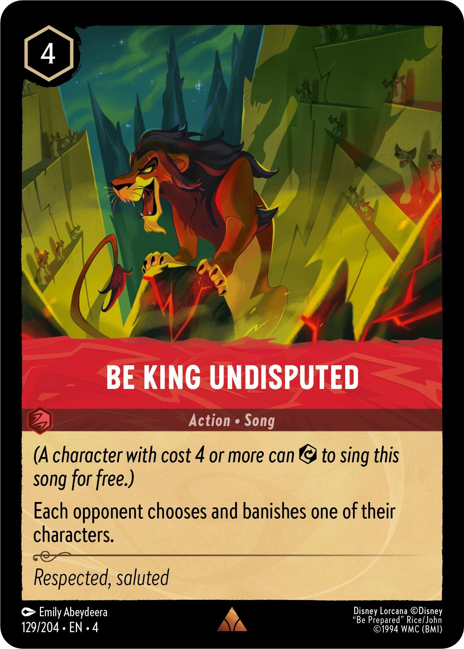 Be King Undisputed (129/204) [Ursula's Return] | Deep Dive Games St. Marys
