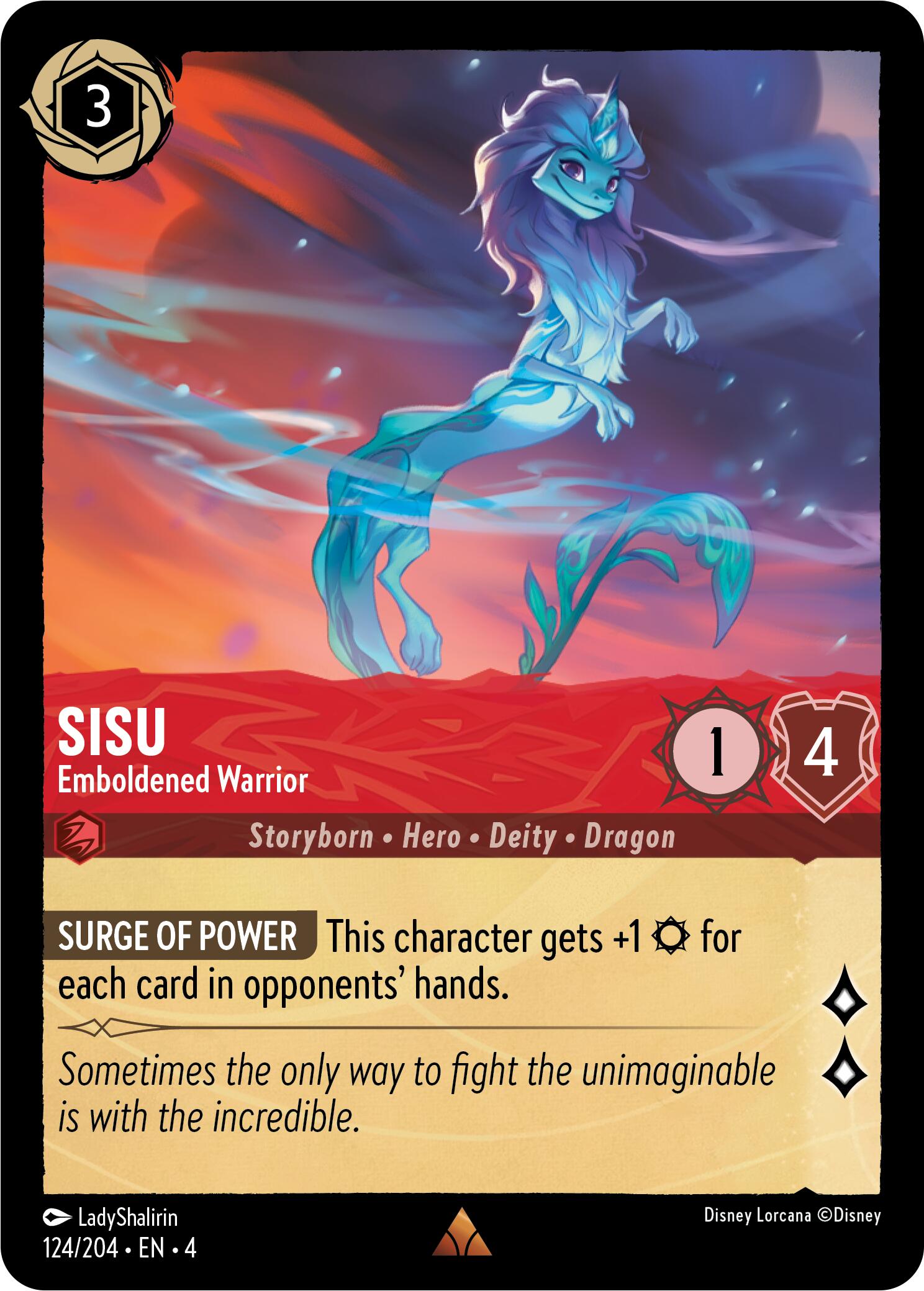 Sisu - Emboldened Warrior (124/204) [Ursula's Return] | Deep Dive Games St. Marys