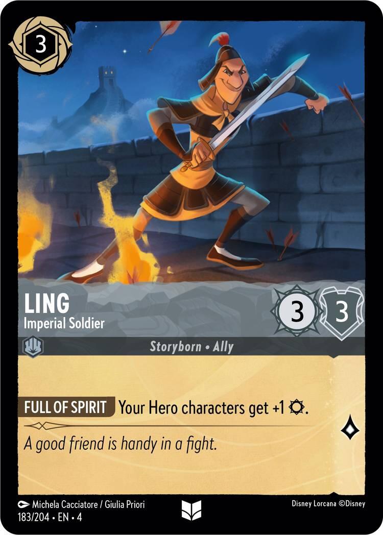 Ling - Imperial Soldier (183/204) [Ursula's Return] | Deep Dive Games St. Marys
