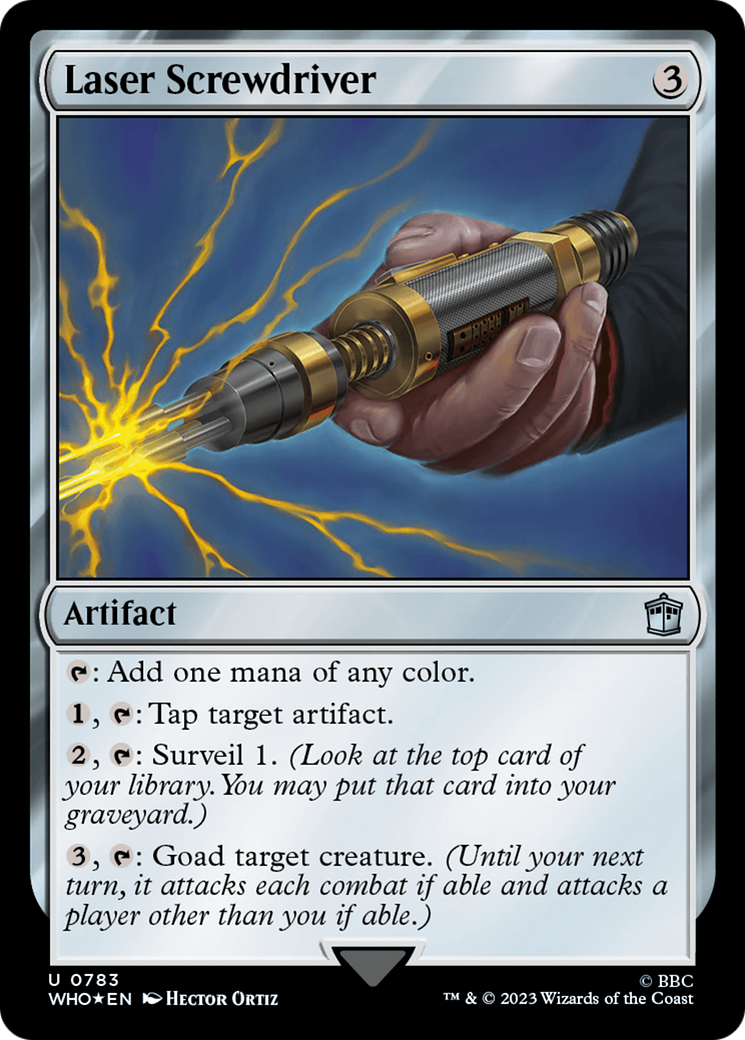 Laser Screwdriver (Surge Foil) [Doctor Who] | Deep Dive Games St. Marys