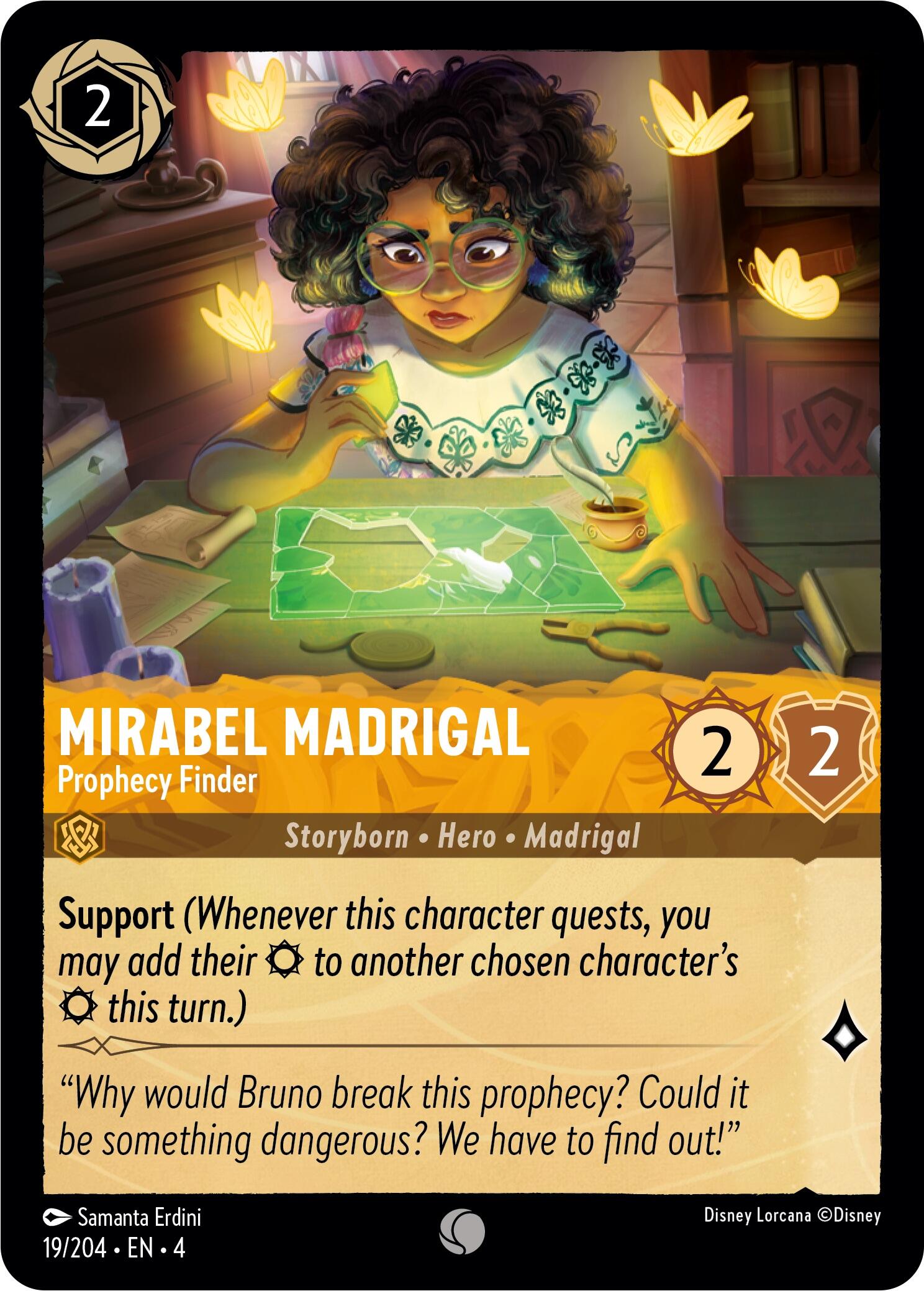 Mirabel Madrigal - Prophecy Finder (19/204) [Ursula's Return] | Deep Dive Games St. Marys