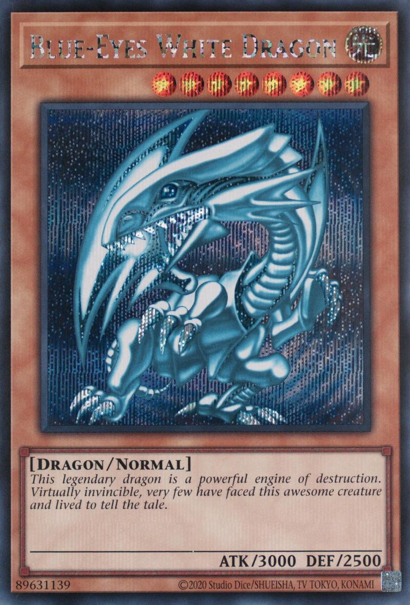 Blue-Eyes White Dragon (Secret Rare) Secret Rare | Deep Dive Games St. Marys