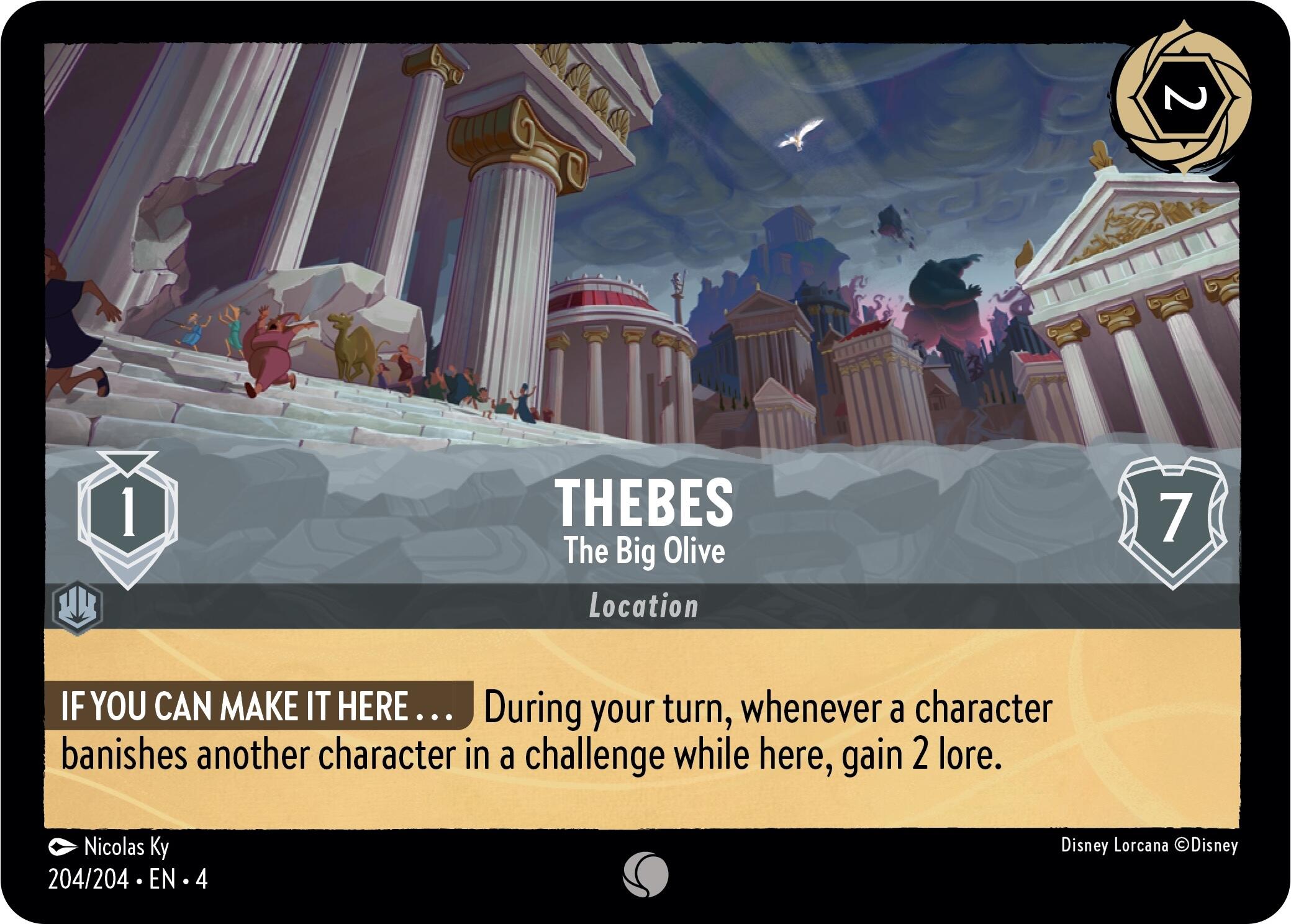 Thebes - The Big Olive (204/204) [Ursula's Return] | Deep Dive Games St. Marys