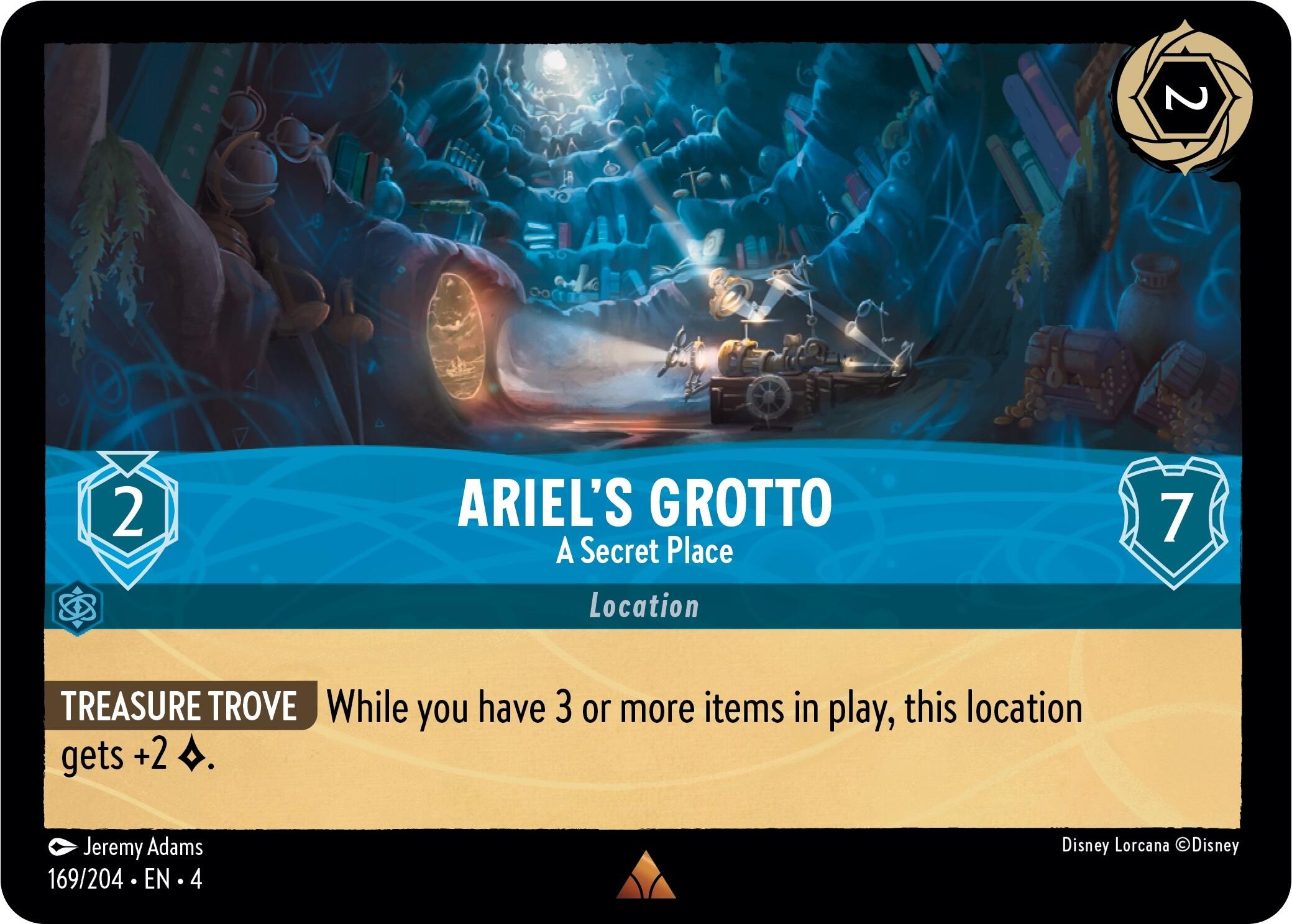 Ariel's Grotto - A Secret Place (169/204) [Ursula's Return] | Deep Dive Games St. Marys