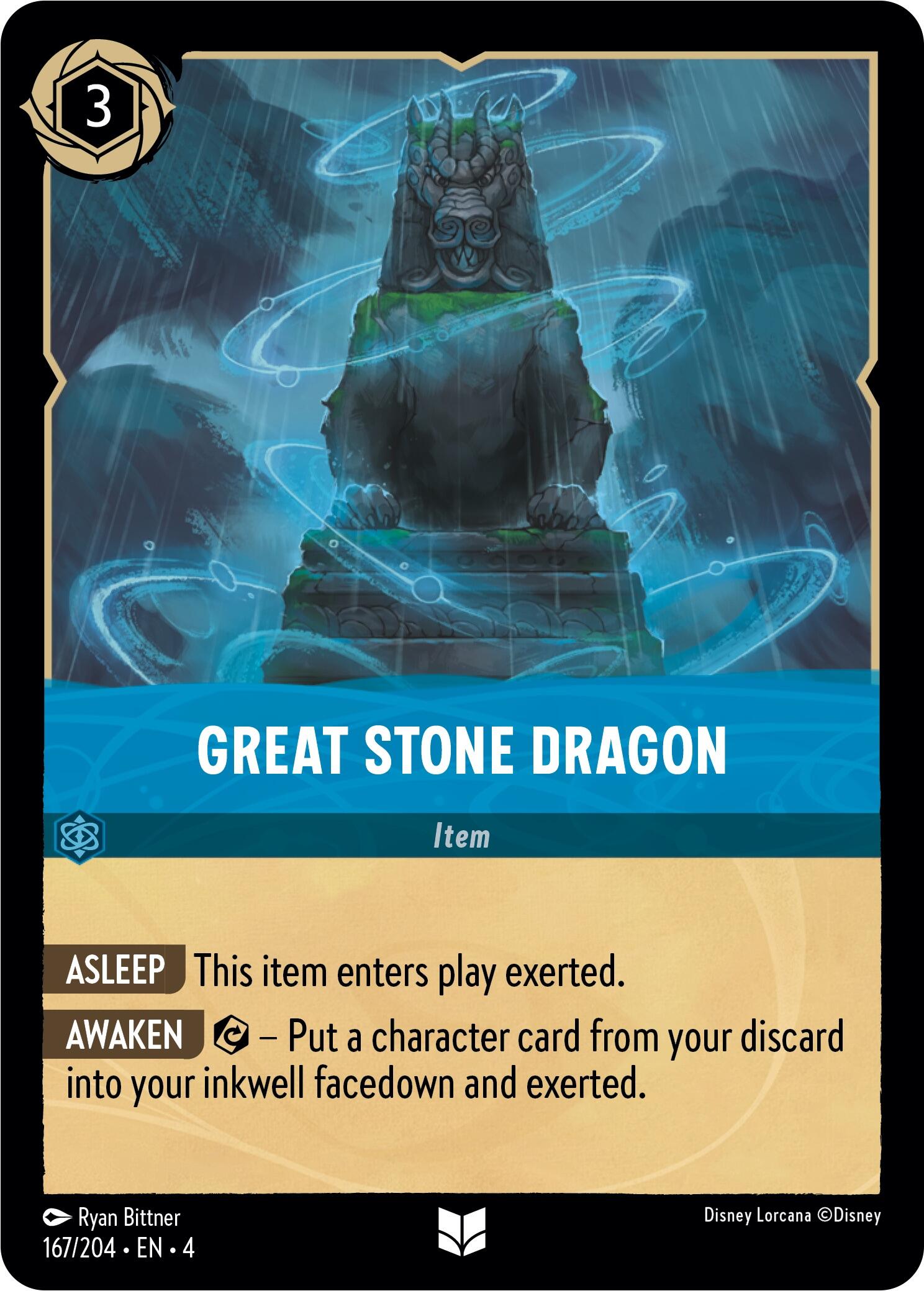 Great Stone Dragon (167/204) [Ursula's Return] | Deep Dive Games St. Marys