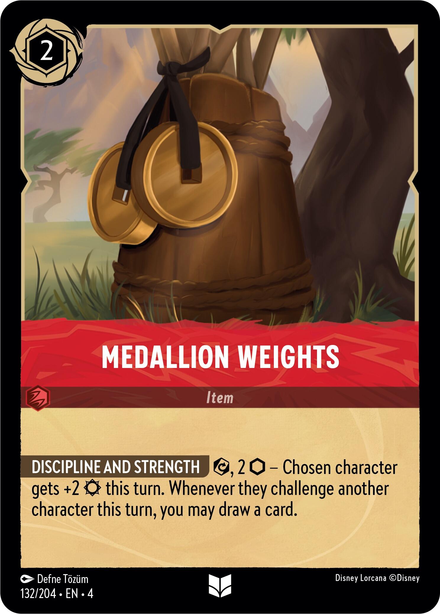 Medallion Weights (132/204) [Ursula's Return] | Deep Dive Games St. Marys