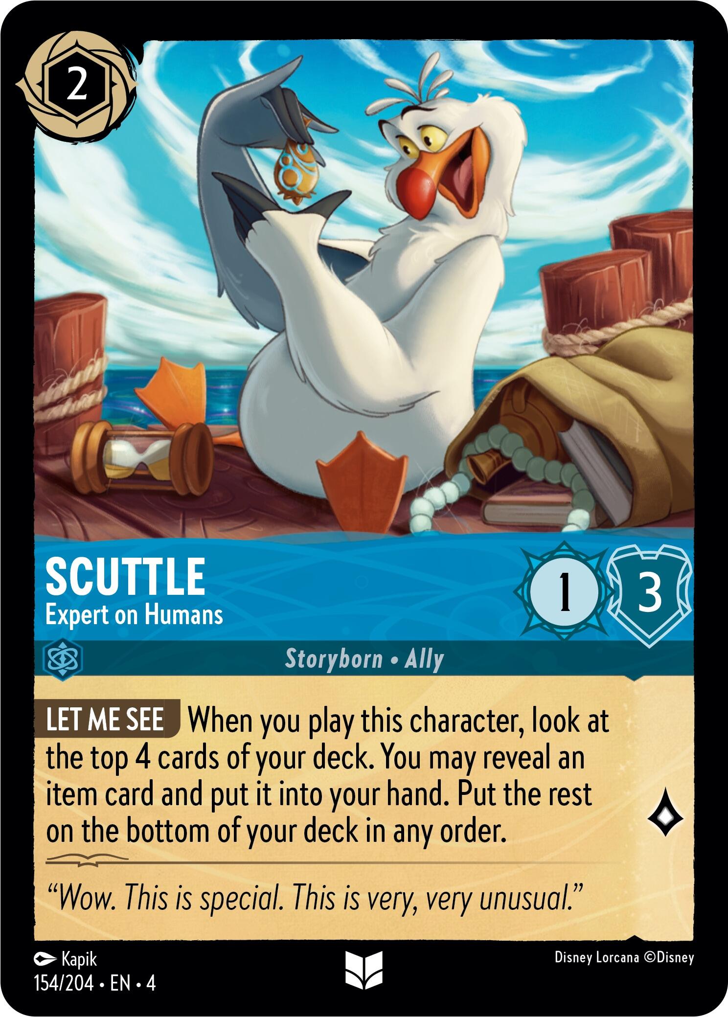 Scuttle - Expert on Humans (154/204) [Ursula's Return] | Deep Dive Games St. Marys