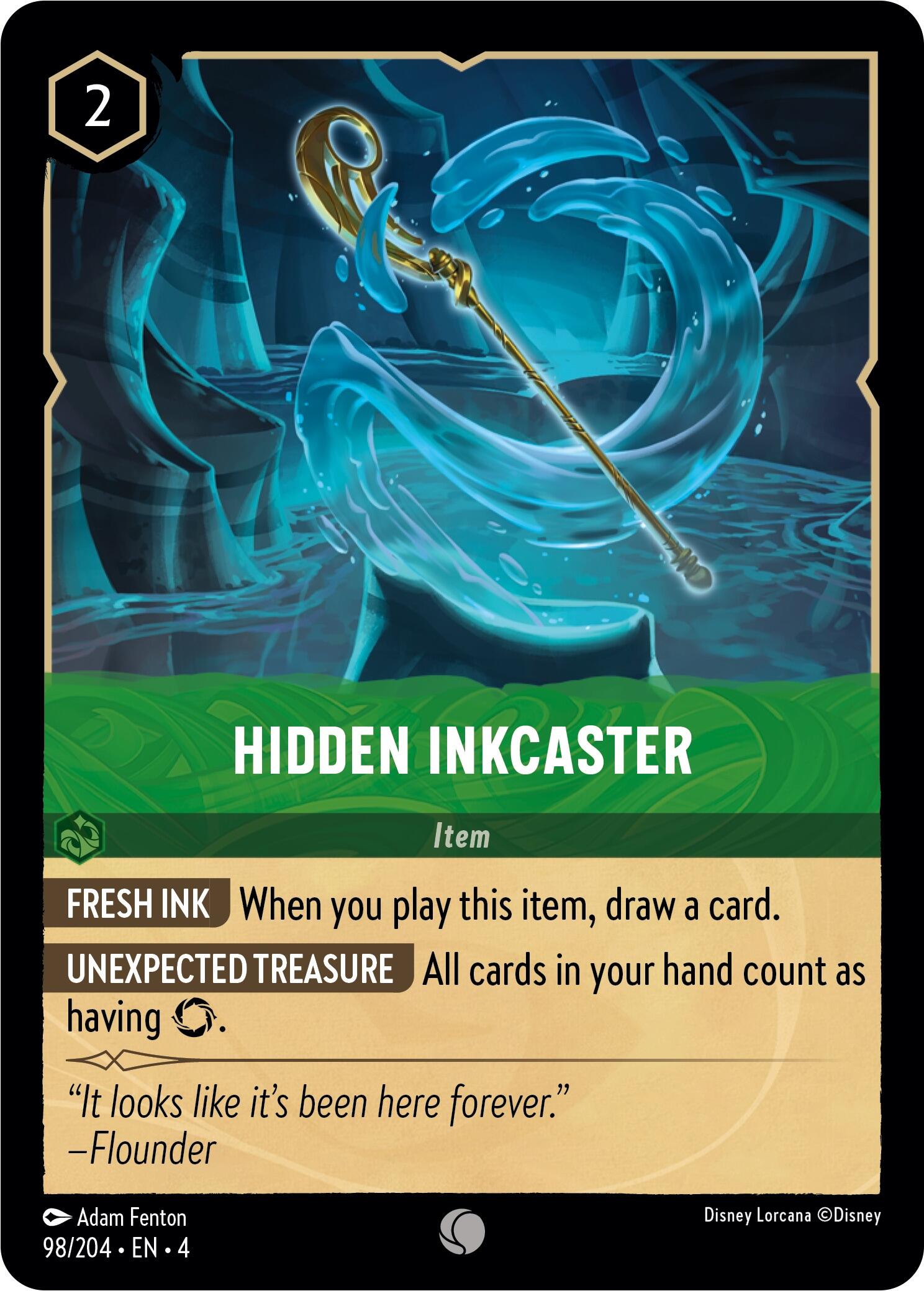 Hidden Inkcaster (98/204) [Ursula's Return] | Deep Dive Games St. Marys