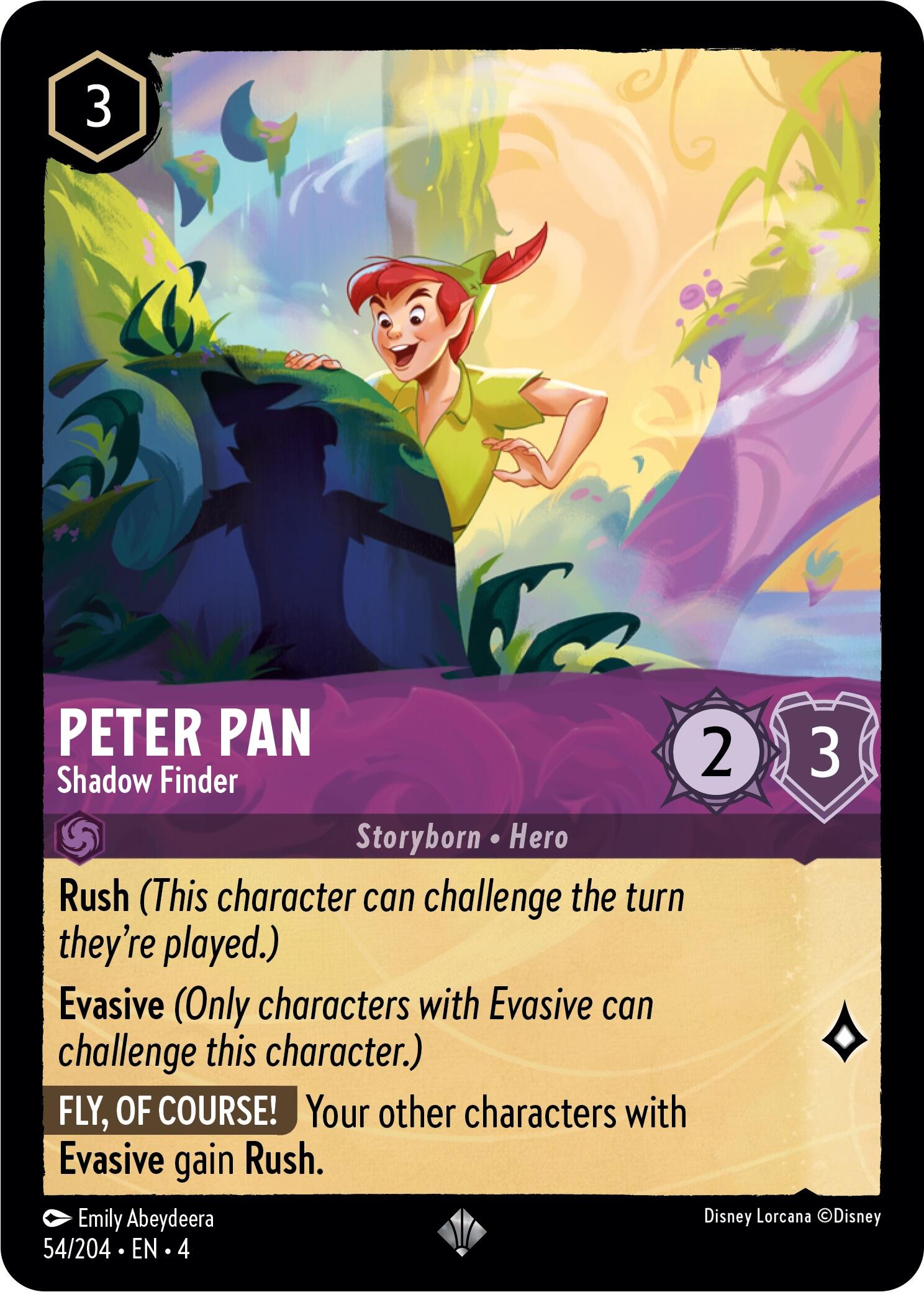 Peter Pan - Shadow Finder (54/204) [Ursula's Return] | Deep Dive Games St. Marys