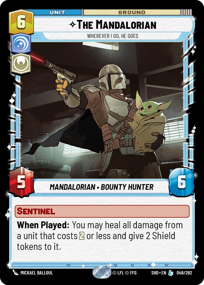 The Mandalorian - Wherever I Go, He Goes (049/262) (049/262) [Shadows of the Galaxy] | Deep Dive Games St. Marys