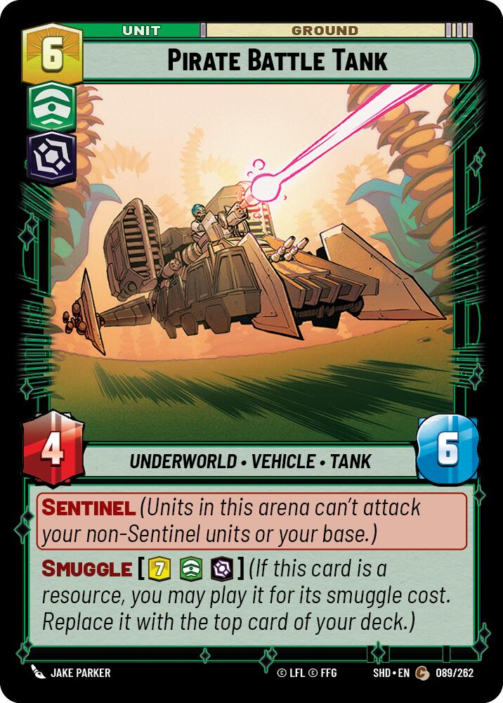 Pirate Battle Tank (089/262) (089/262) [Shadows of the Galaxy] | Deep Dive Games St. Marys