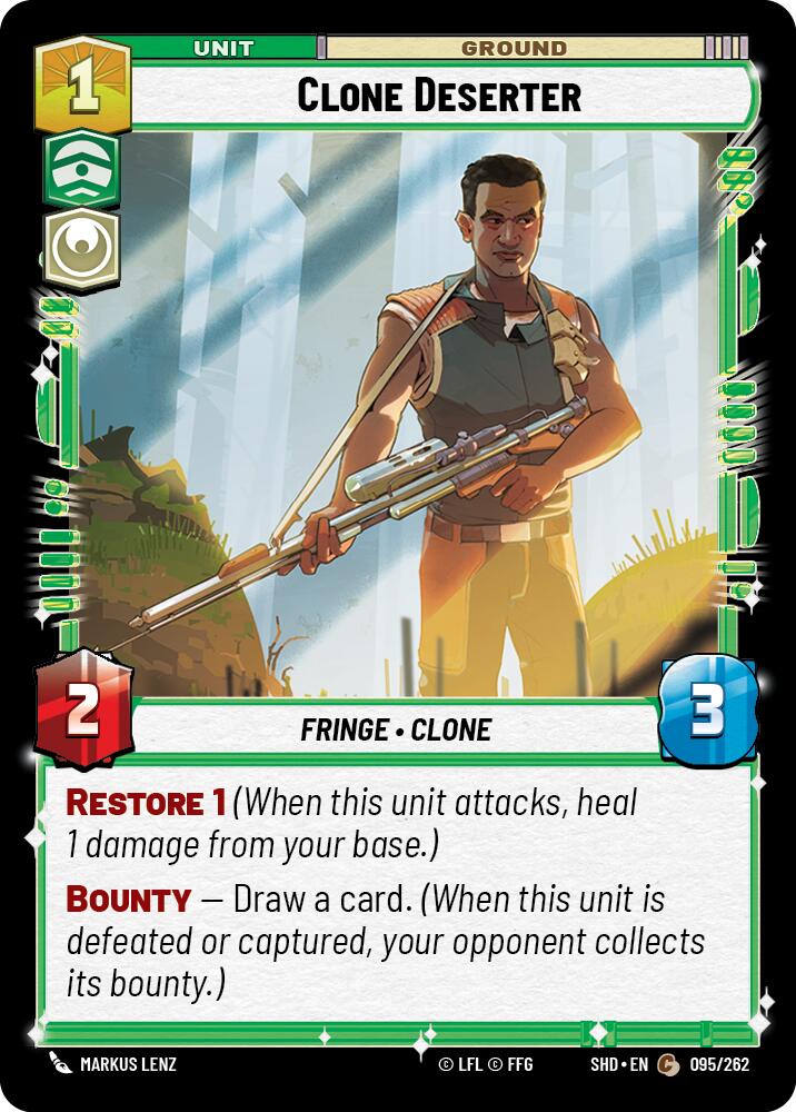 Clone Deserter (095/262) (095/262) [Shadows of the Galaxy] | Deep Dive Games St. Marys