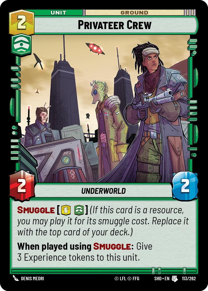 Privateer Crew (113/262) (113/262) [Shadows of the Galaxy] | Deep Dive Games St. Marys