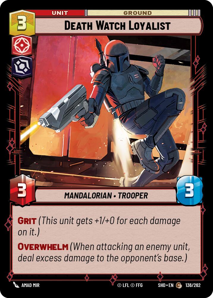 Death Watch Loyalist (136/262) (136/262) [Shadows of the Galaxy] | Deep Dive Games St. Marys