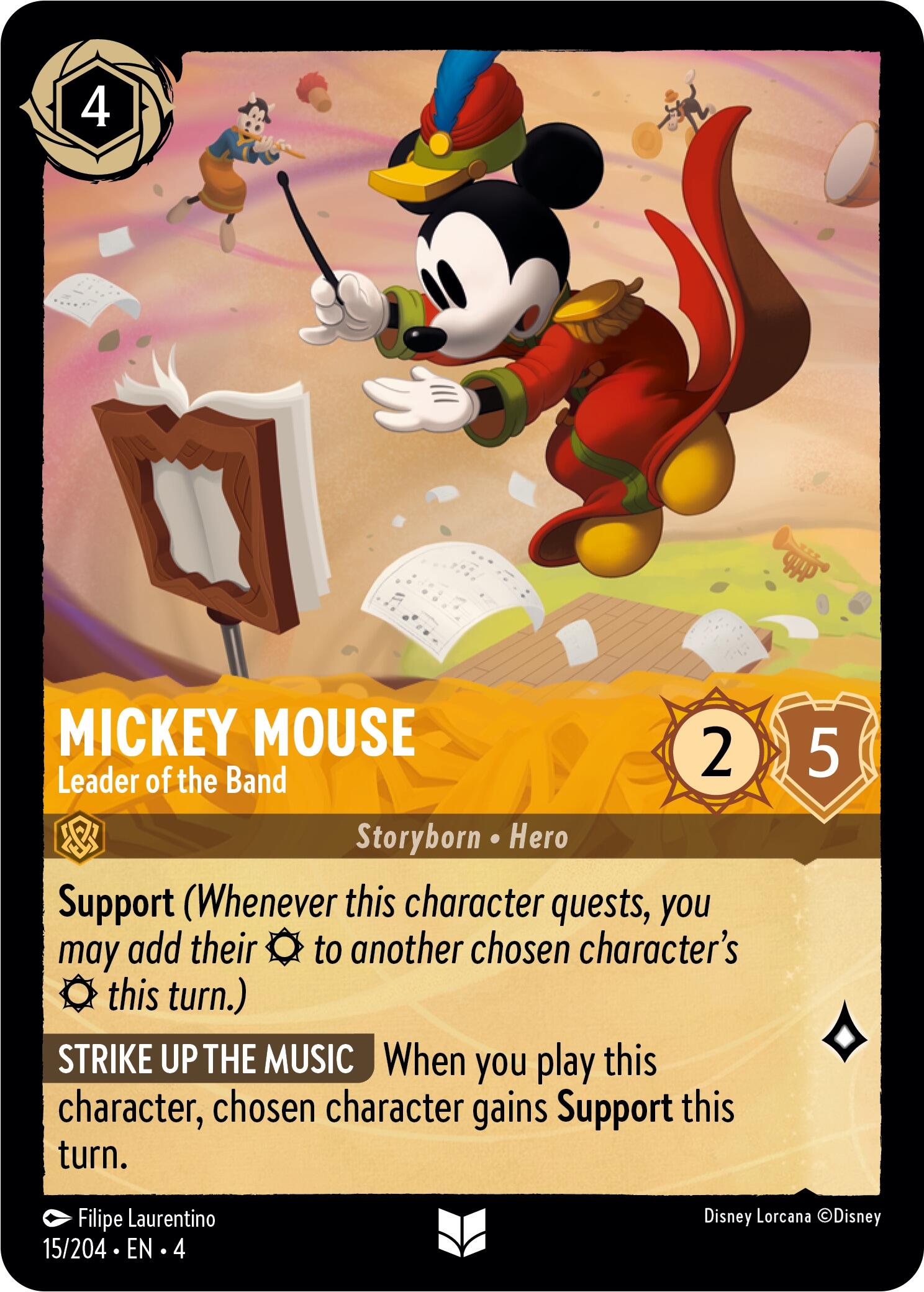 Mickey Mouse - Leader of the Band (15/204) [Ursula's Return] | Deep Dive Games St. Marys
