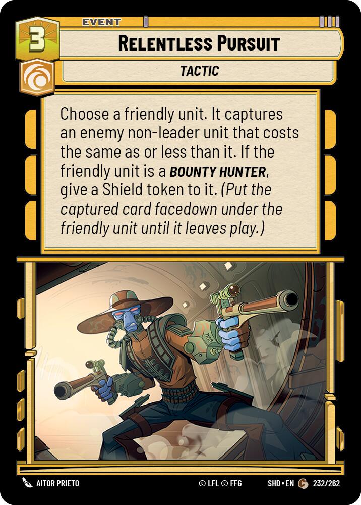 Relentless Pursuit (232/262) (232/262) [Shadows of the Galaxy] | Deep Dive Games St. Marys