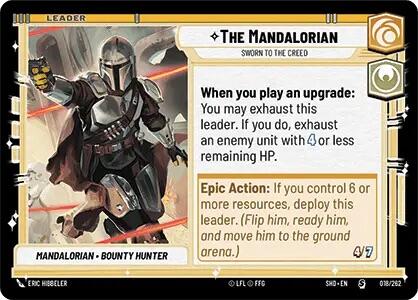 The Mandalorian - Sworn To The Creed (018/262) (018/262) [Shadows of the Galaxy] | Deep Dive Games St. Marys