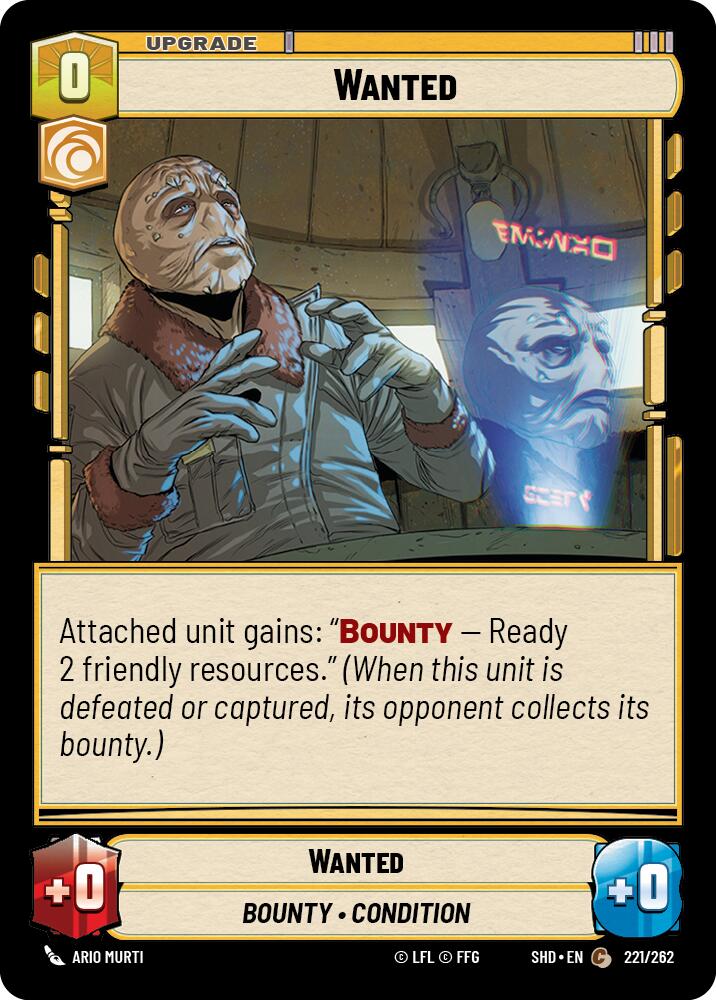 Wanted (221/262) (221/262) [Shadows of the Galaxy] | Deep Dive Games St. Marys