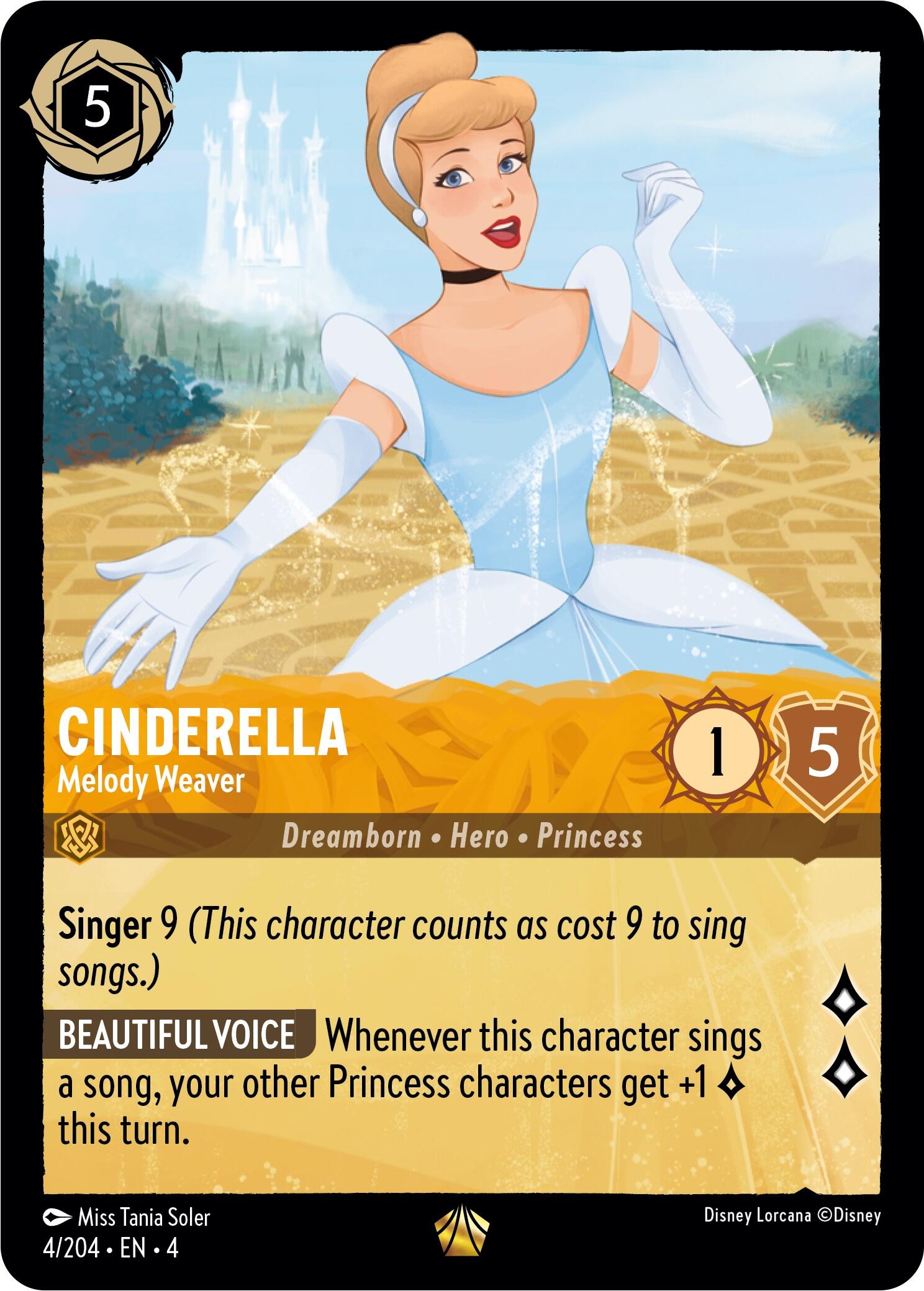 Cinderella - Melody Weaver (4/204) [Ursula's Return] | Deep Dive Games St. Marys
