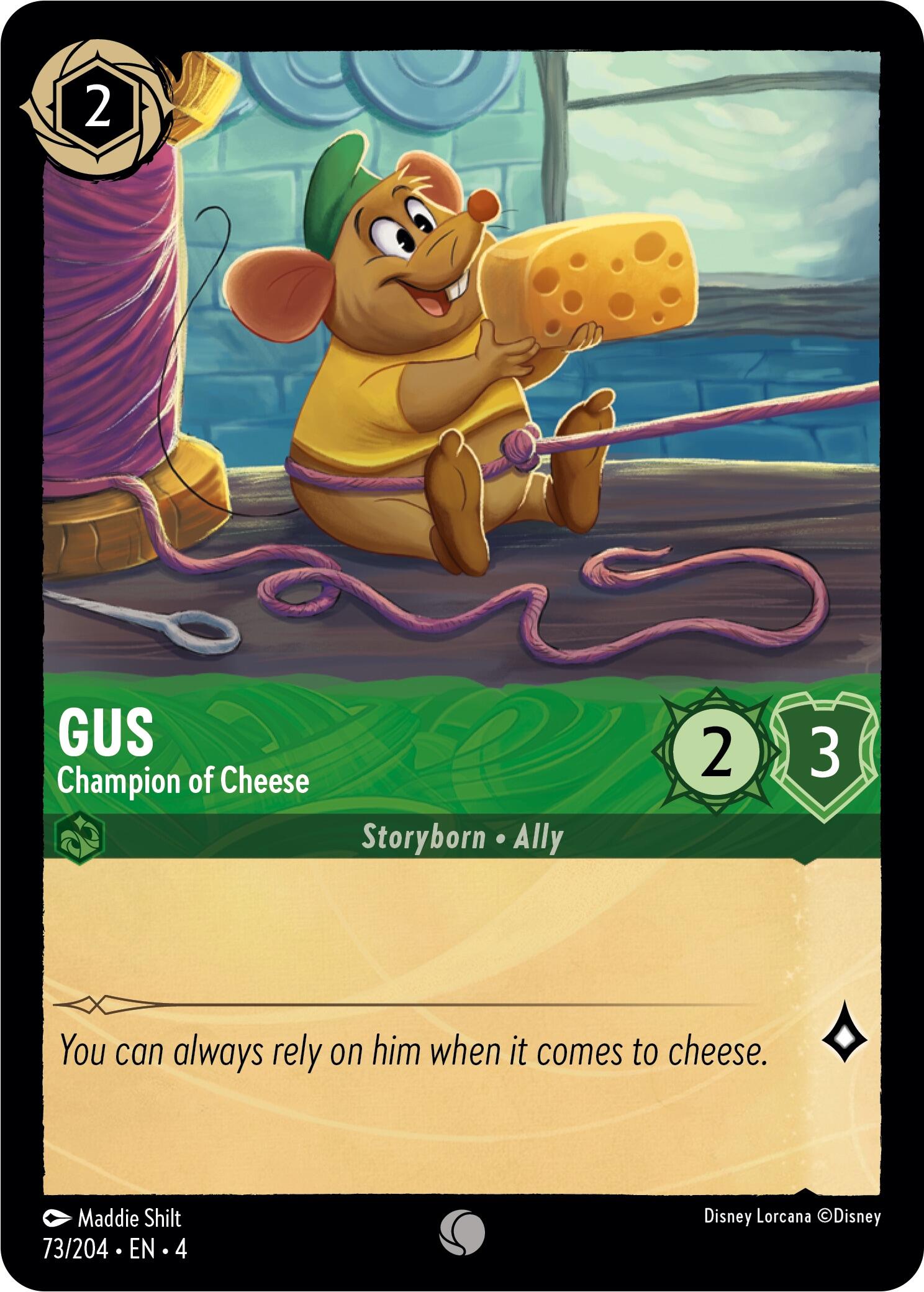 Gus - Champion of Cheese (73/204) [Ursula's Return] | Deep Dive Games St. Marys