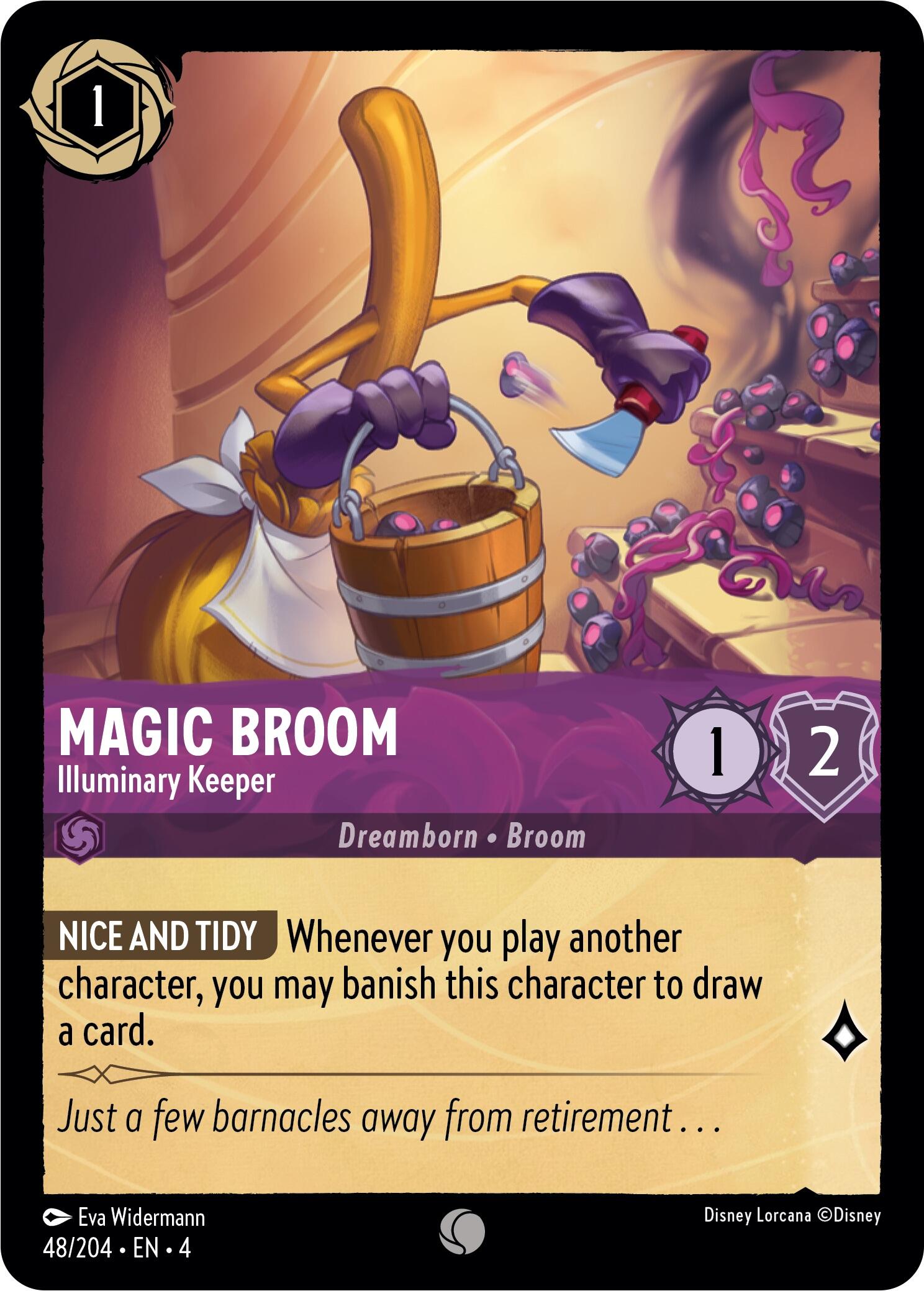 Magic Broom - Illuminary Keeper (48/204) [Ursula's Return] | Deep Dive Games St. Marys