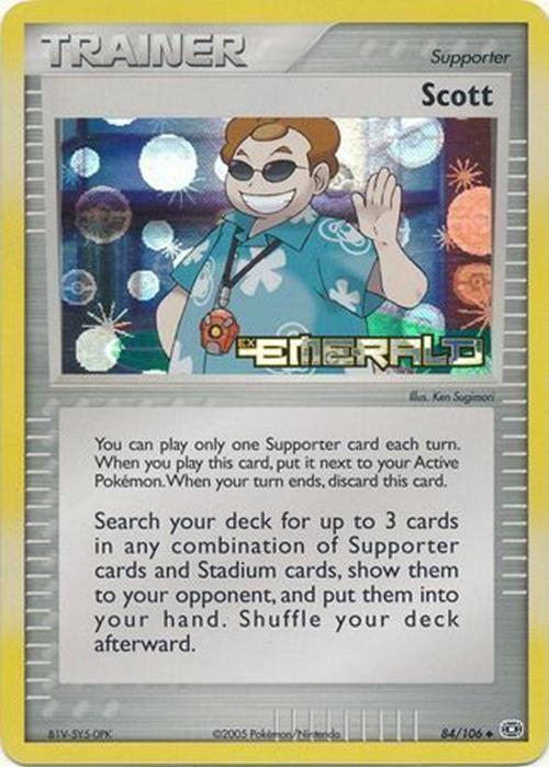 Scott (84/106) (Stamped) [EX: Emerald] | Deep Dive Games St. Marys