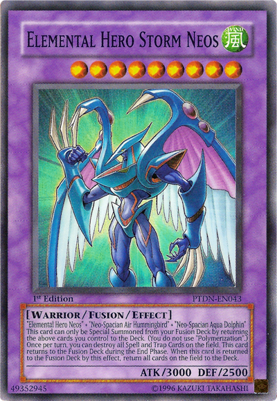 Elemental Hero Storm Neos [PTDN-EN043] Super Rare | Deep Dive Games St. Marys