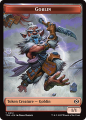 Goblin // Solider (0004) Double-Sided Token [Tarkir: Dragonstorm Commander Tokens] | Deep Dive Games St. Marys