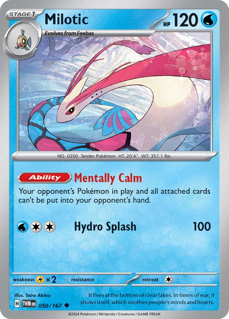Milotic (050/167) [Scarlet & Violet: Twilight Masquerade] | Deep Dive Games St. Marys