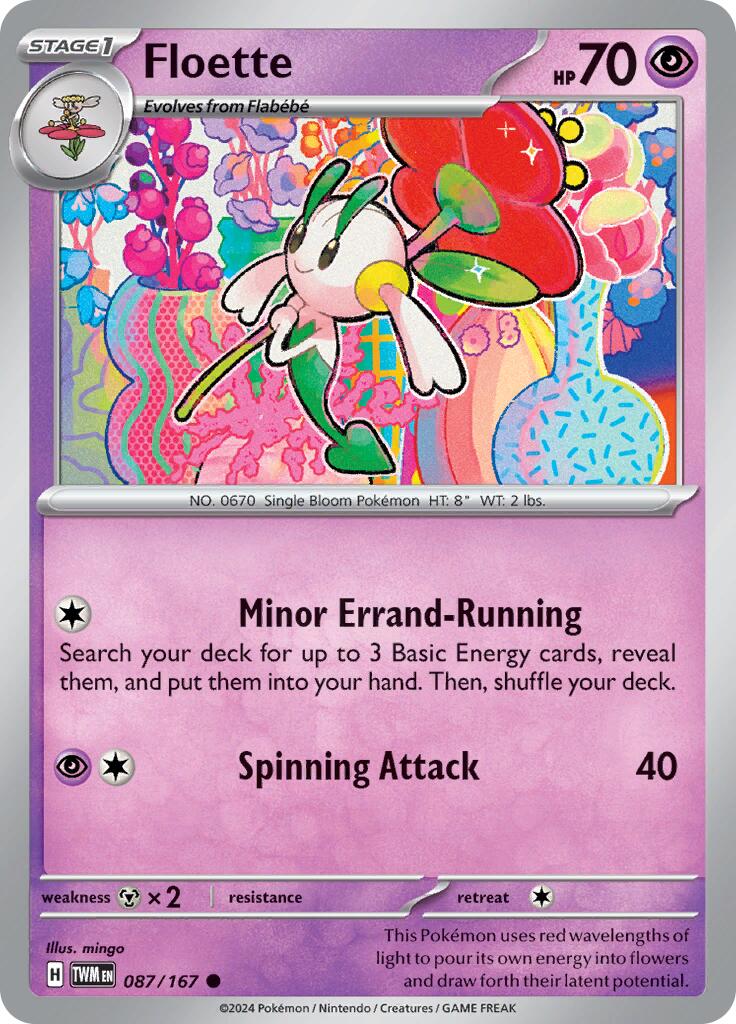 Floette (087/167) [Scarlet & Violet: Twilight Masquerade] | Deep Dive Games St. Marys