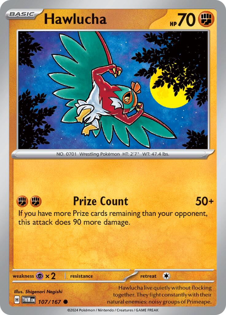Hawlucha (107/167) [Scarlet & Violet: Twilight Masquerade] | Deep Dive Games St. Marys