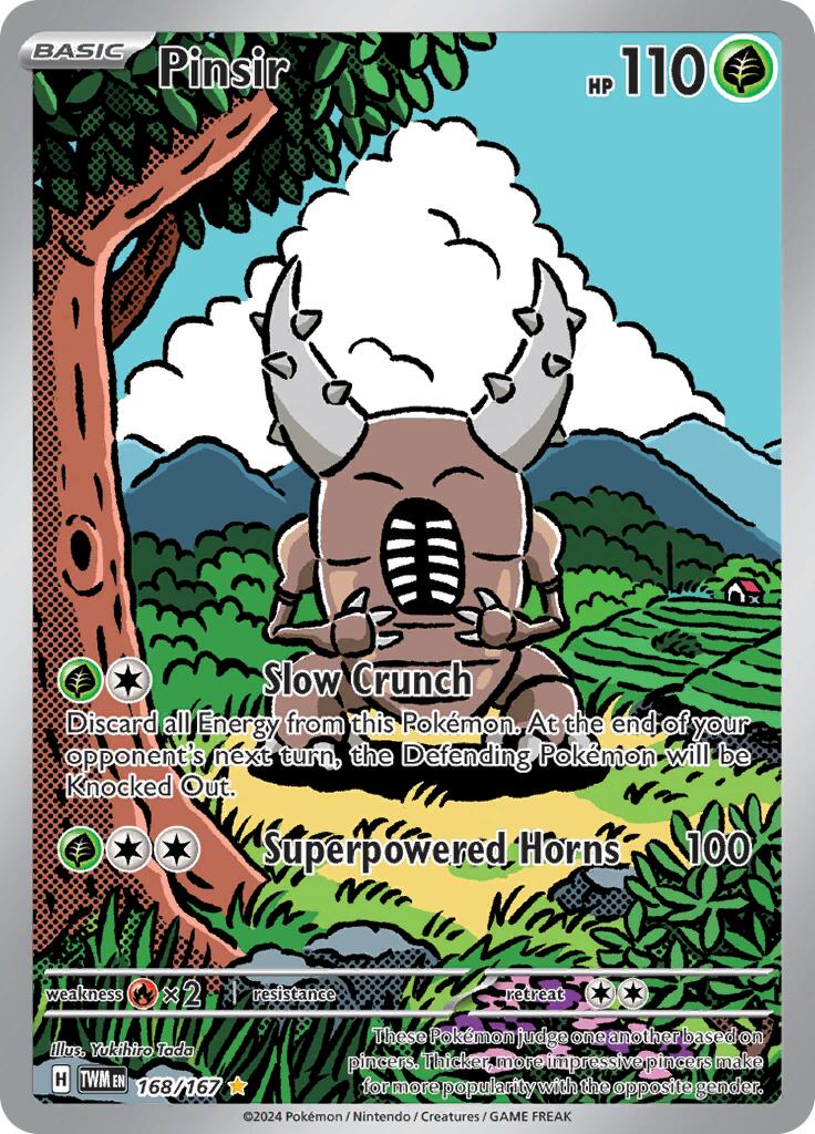 Pinsir (168/167) [Scarlet & Violet: Twilight Masquerade] | Deep Dive Games St. Marys