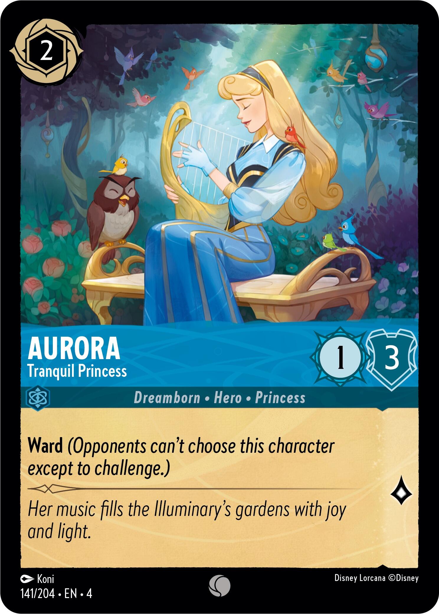 Aurora - Tranquil Princess (141/204) [Ursula's Return] | Deep Dive Games St. Marys