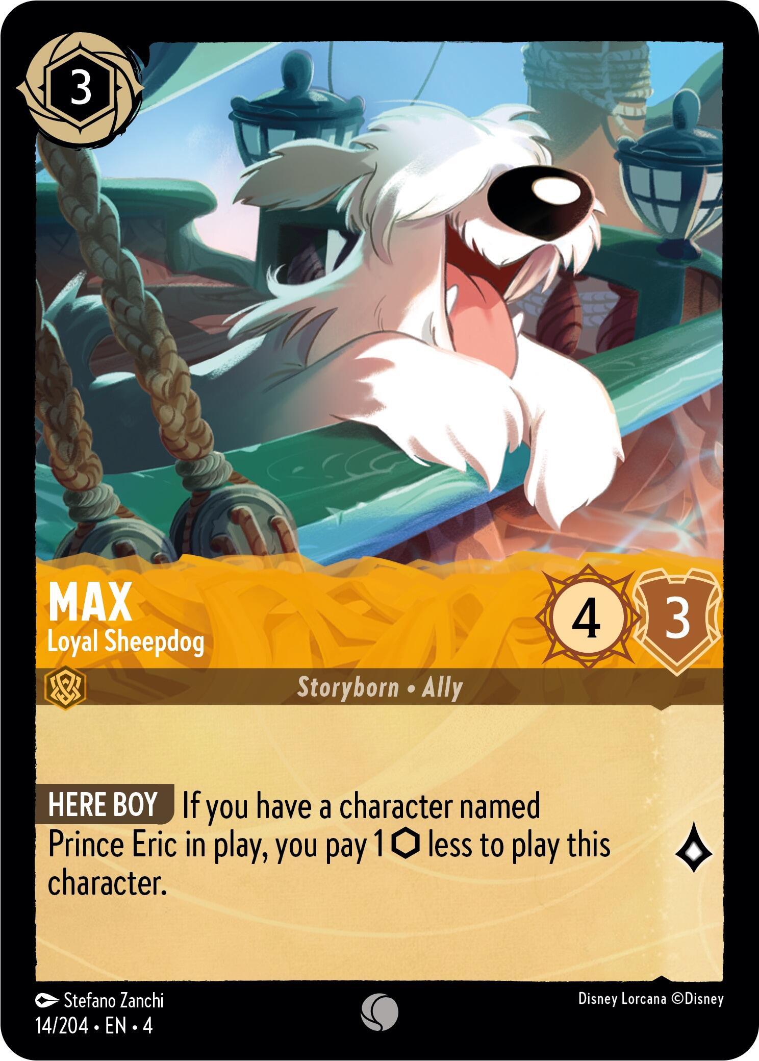 Max - Loyal Sheepdog (14/204) [Ursula's Return] | Deep Dive Games St. Marys