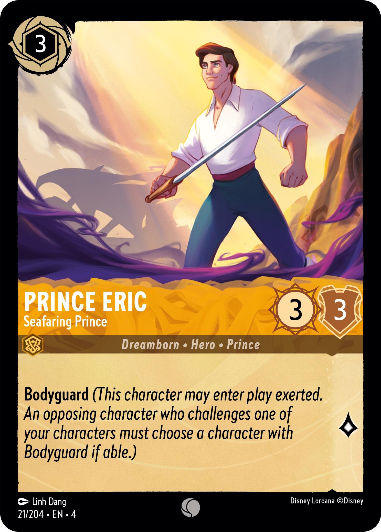 Prince Eric - Seafaring Prince (21/204) [Ursula's Return] | Deep Dive Games St. Marys