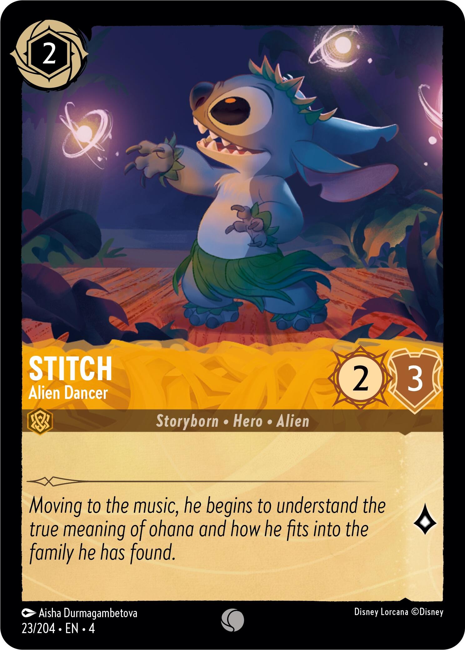 Stitch - Alien Dancer (23/204) [Ursula's Return] | Deep Dive Games St. Marys