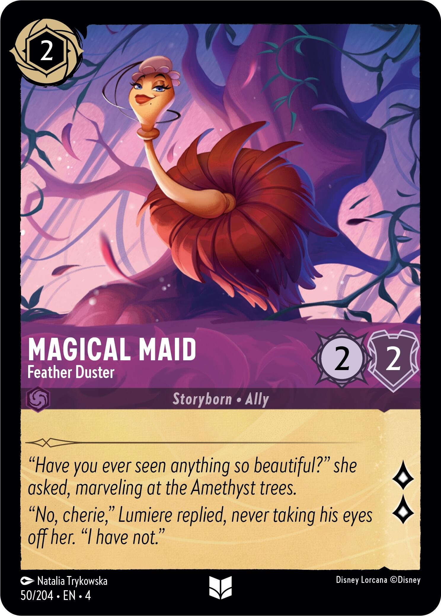Magical Maid - Feather Duster (50/204) [Ursula's Return] | Deep Dive Games St. Marys