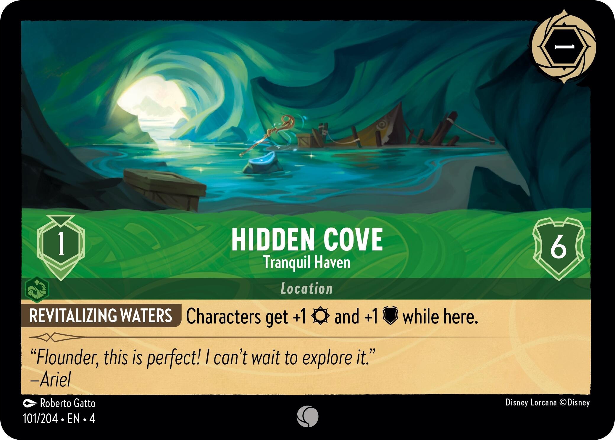 Hidden Cove - Tranquil Haven (101/204) [Ursula's Return] | Deep Dive Games St. Marys