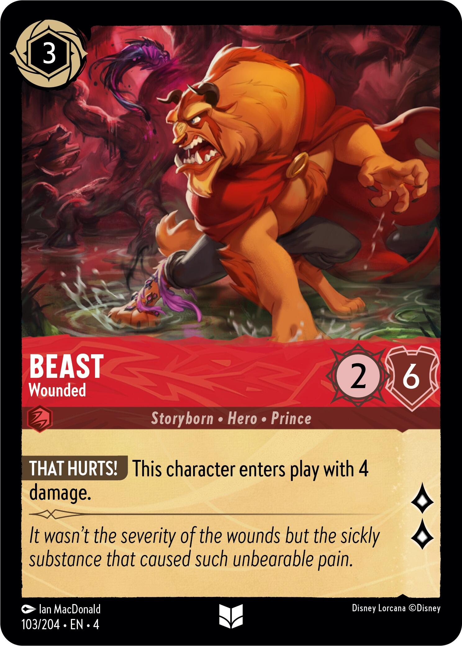 Beast - Wounded (103/204) [Ursula's Return] | Deep Dive Games St. Marys