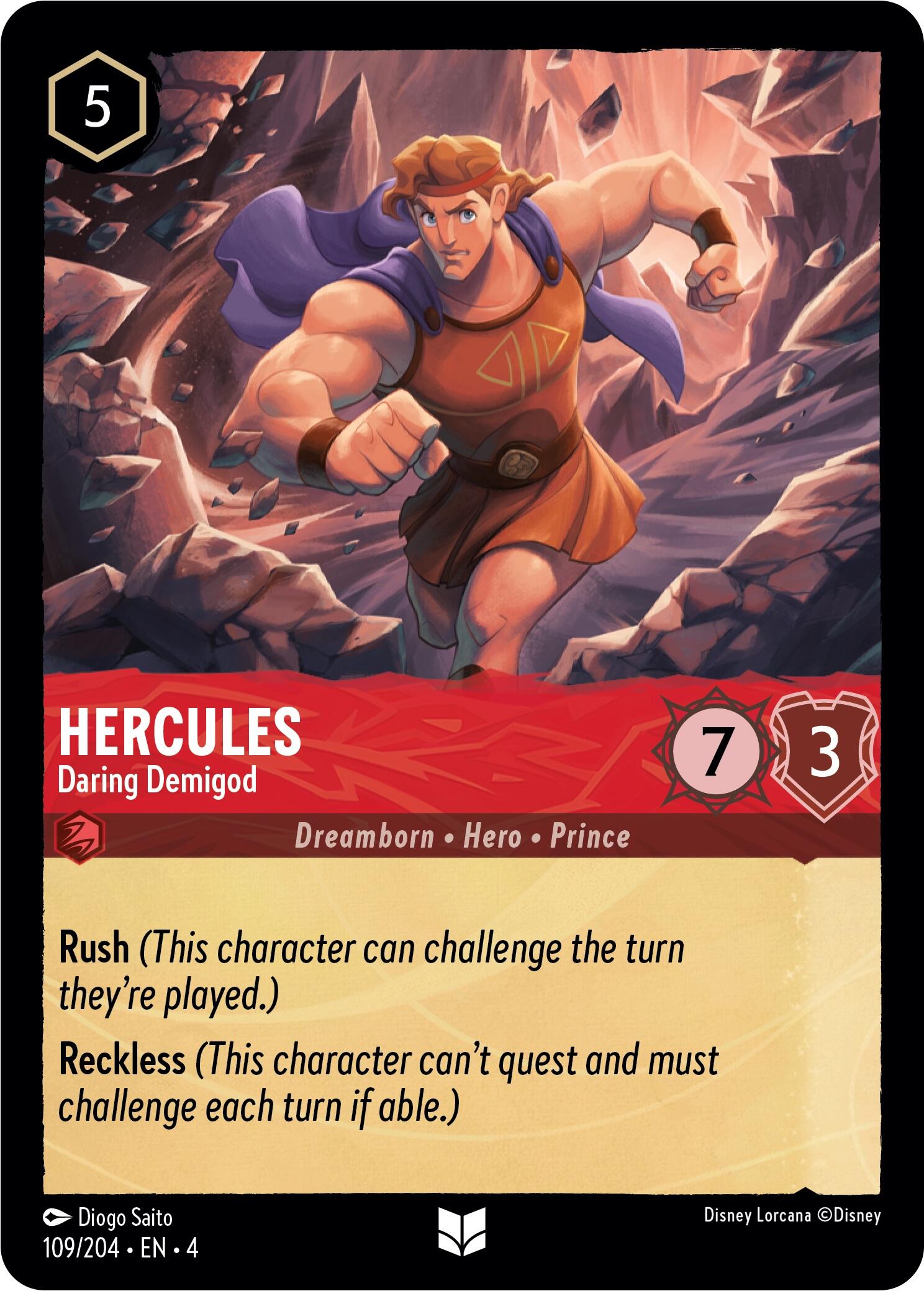 Hercules - Daring Demigod (109/204) [Ursula's Return] | Deep Dive Games St. Marys