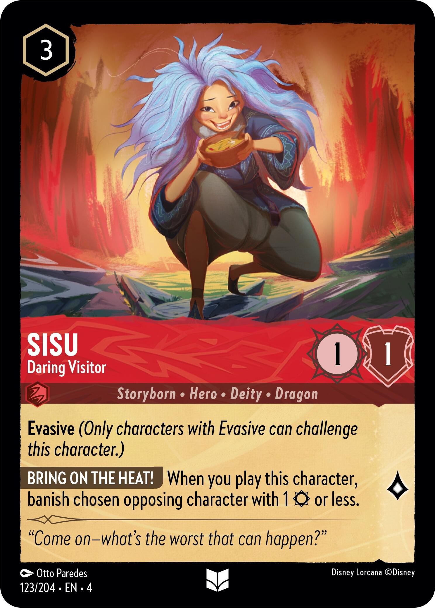 Sisu - Daring Visitor (123/204) [Ursula's Return] | Deep Dive Games St. Marys