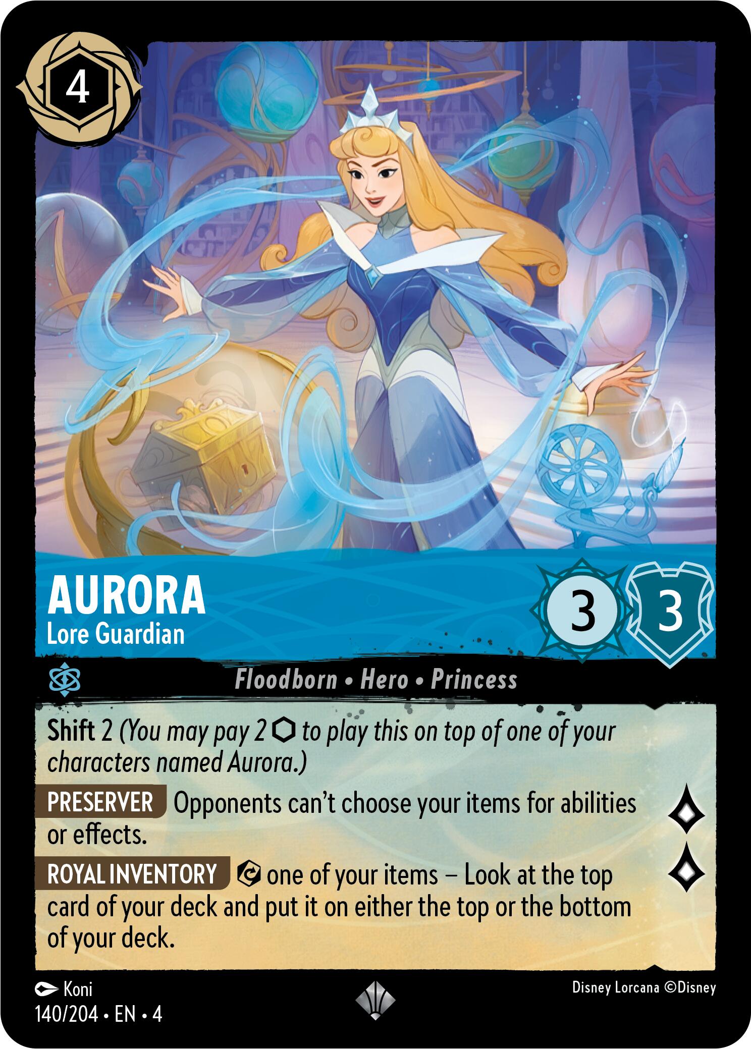Aurora - Lore Guardian (140/204) [Ursula's Return] | Deep Dive Games St. Marys