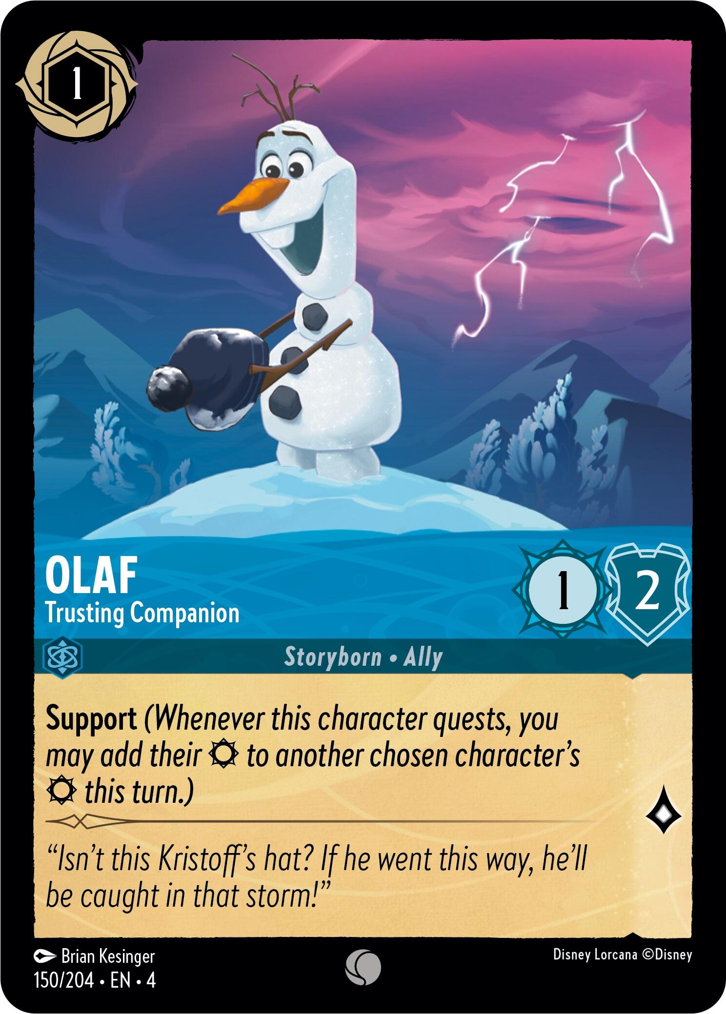 Olaf - Trusting Companion (150/204) [Ursula's Return] | Deep Dive Games St. Marys