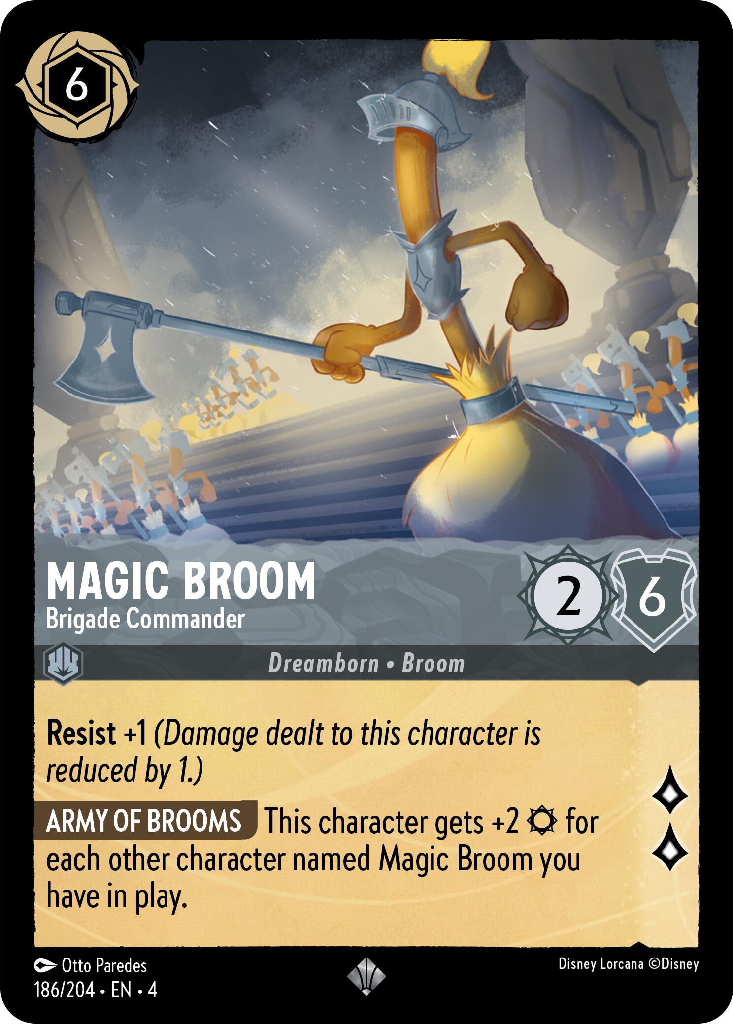 Magic Broom - Brigade Commander (186/204) [Ursula's Return] | Deep Dive Games St. Marys