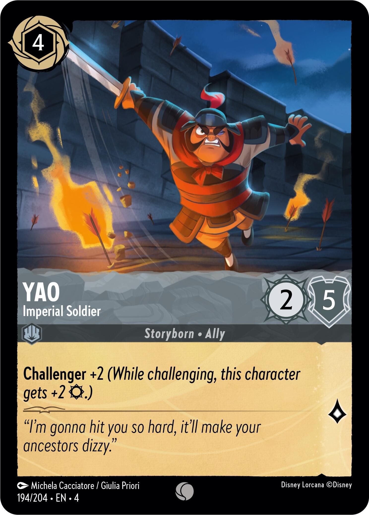 Yao - Imperial Soldier (194/204) [Ursula's Return] | Deep Dive Games St. Marys
