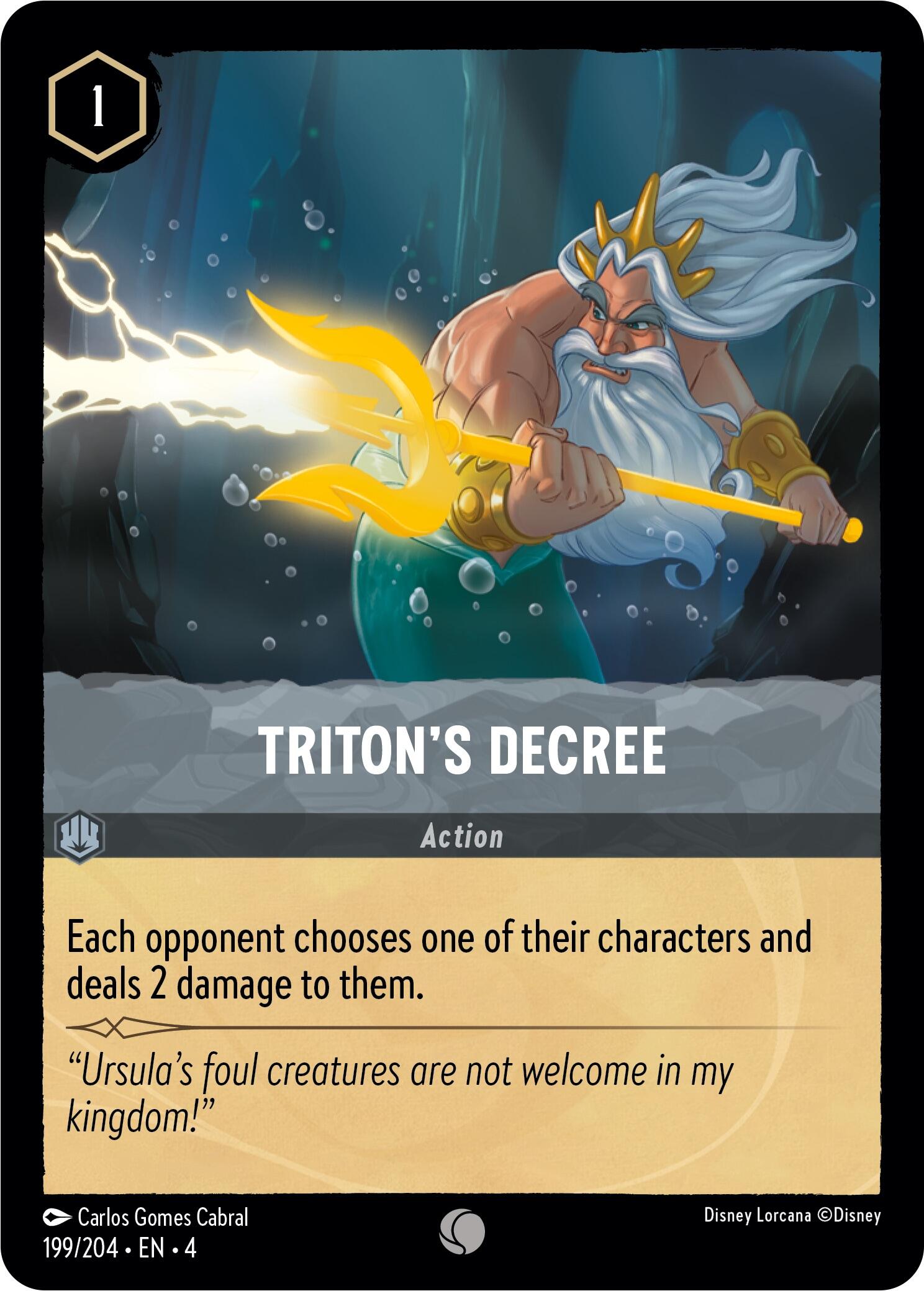 Triton's Decree (199/204) [Ursula's Return] | Deep Dive Games St. Marys